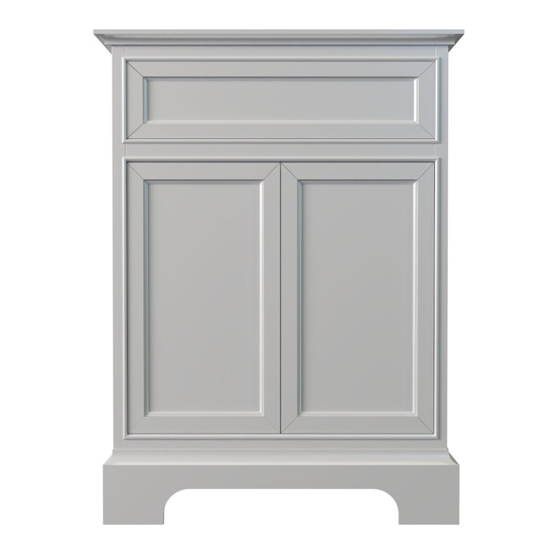 Shelby 24'' Single Bathroom Vanity Base Only, White