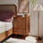Set Of 2 Solid Wood 3-Drawer Nightstands-1144589190