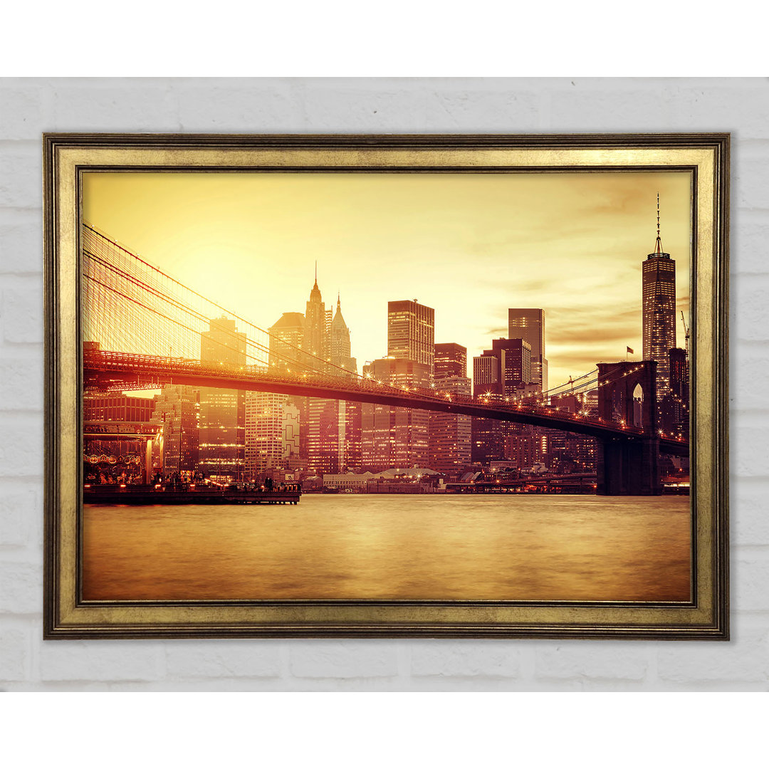 Brooklyn Bridge Splendour - Druck