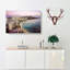 Dusk View of Waikiki Beach in Abstract - Wrapped Canvas-55313951