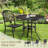 Classic Bronze Round Cast Aluminum Patio Table