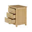 Jeffrey 52cm W Solid Wood Bedside Table