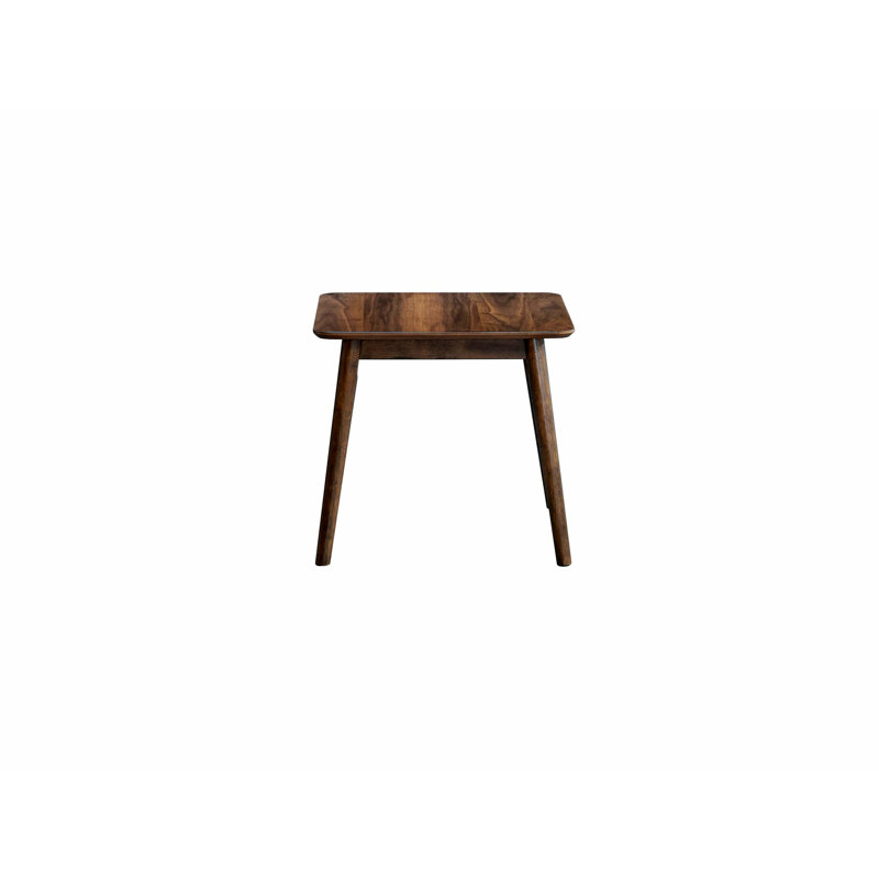 Table de bout en bois, table d'appoint carrée pour le salon de la chambre à coucher