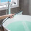 Robinet de baignoire monocommande à fixation au sol avec douche à main-82601657