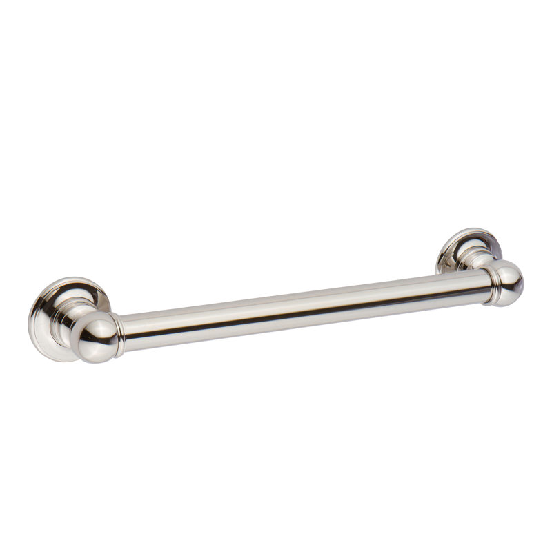 Columnar Grab Bar, 36" W , Polished Nickel - Natural