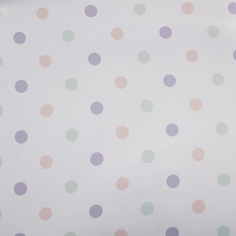 Purple and White Floral Microfiber Kids Full Comforter Set
