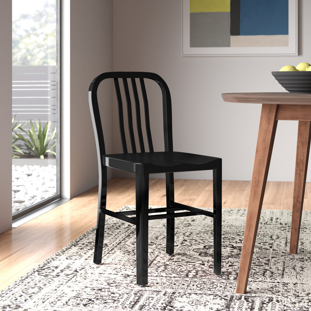 Carouthers Metal Indoor-Outdoor Chair Wade Logan® 