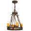 Wagon Wheel 5 - Light Chandelier
