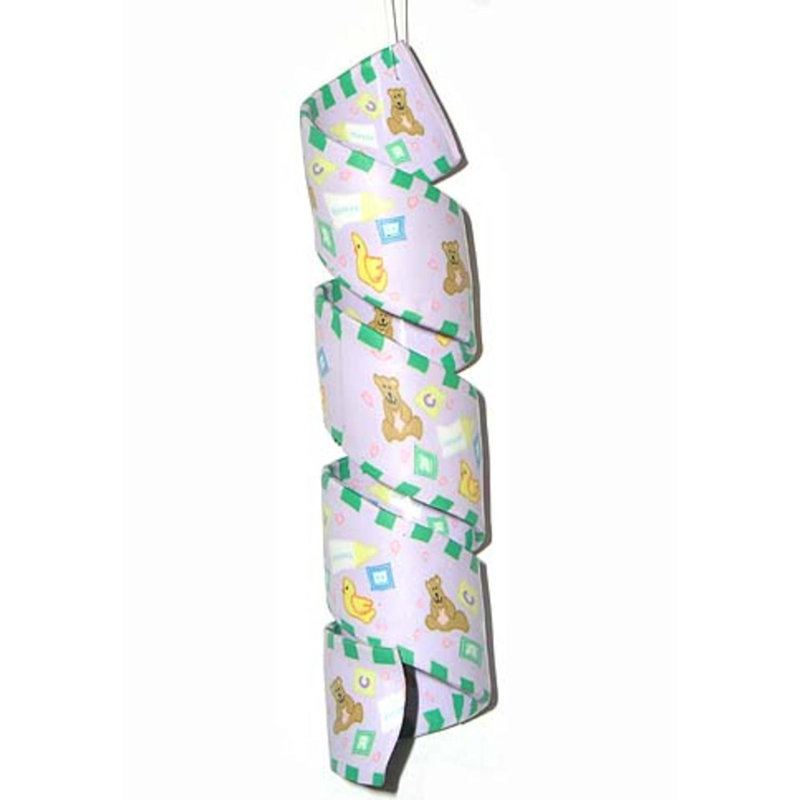 Ornement de Noël 5 po rose et vert