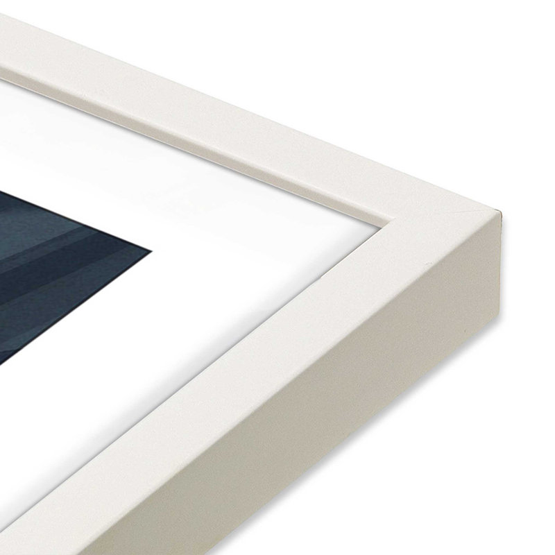 Serene Shark Shadows Print, 25" H x 19" W, White
