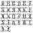Lettre d’esperlupersand lettre de lettre personalisée monogramme
