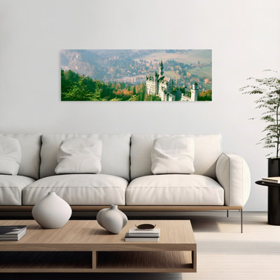 Neuschwanstein Castle Schwangau Bavaria Germany Abstract Contemporary Architecture Forest Wall Art