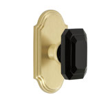 Grandeur Concealed Screw Mechanism Geometric Knob with Arch Rosette