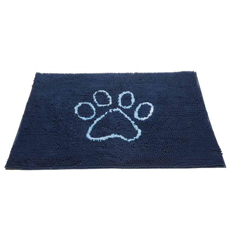 Petit tapis de porte pour chien sale gris brumeux DGS Pet Products 23 po x 16 po x 2 po, Grand (l 26 po x P 31 po x H 2 po)