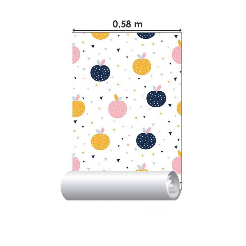 Rouleau de papier peint adhésif Maybee, L 126 po x l 24 po