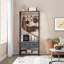 Alexeis Hall Tree 80cm Wide with Bench-1504121756