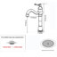 Antique Brass Mono Bathroom Basin Sink Mixer Taps 360° Swivel Spout Single Level