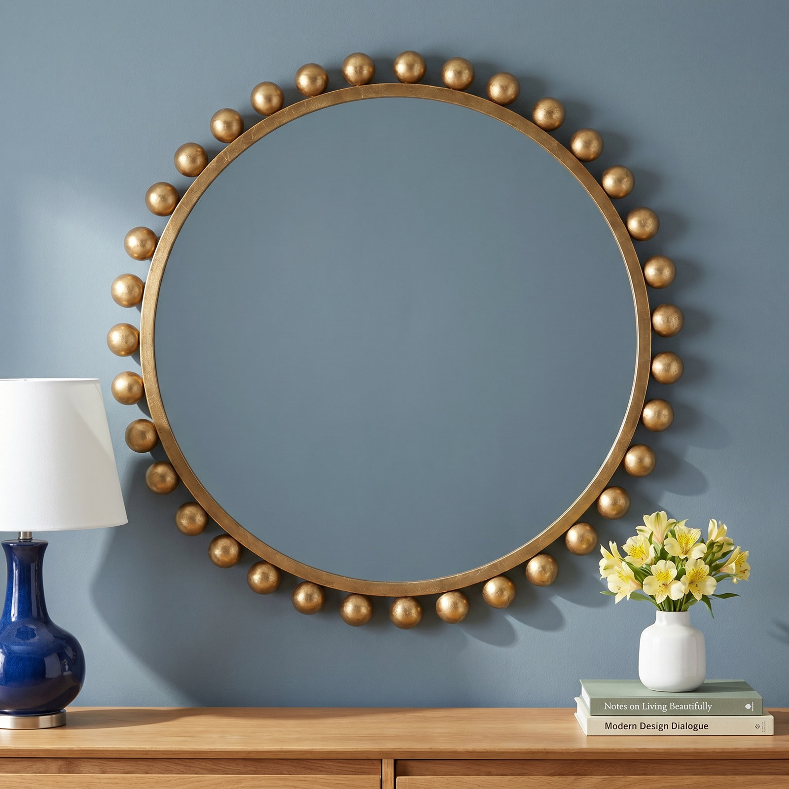 Suzie 44" Accent Mirror, Gold