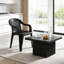 Table basse carrée avec design Mid-Century