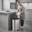 HOMCOM 50L Kitchen Pedal Bin Rubbish Bin with Soft-Close Lid, Black-138221930