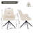 Modern Upholstered Swivel Dining Armchair-2042201605-2042201626
