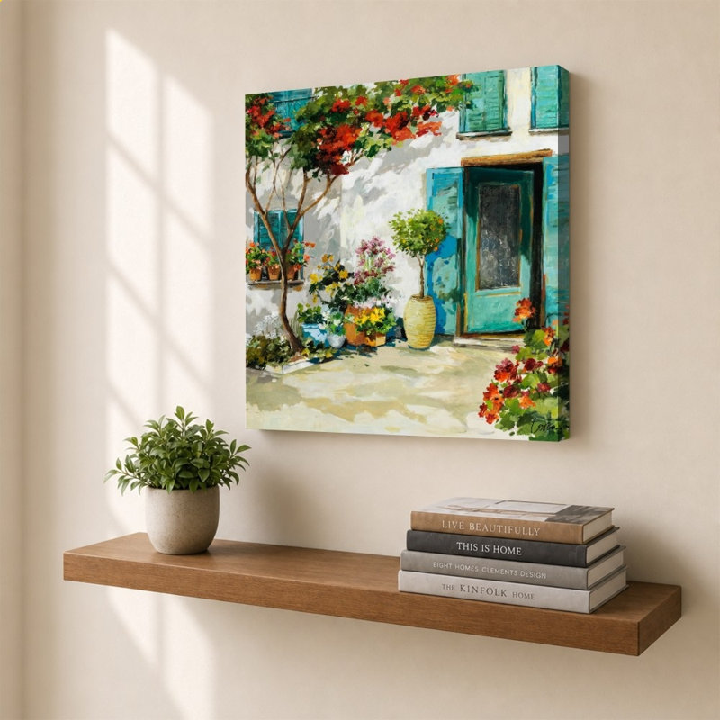 "Entrée tropicale" par Lorenzo Collective - Impression sur toile