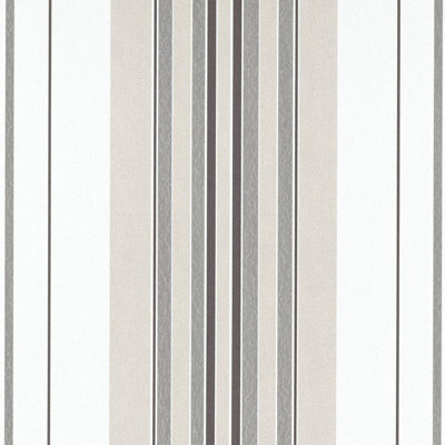 Marscot Non-Pasted Striped Wallpaper Roll