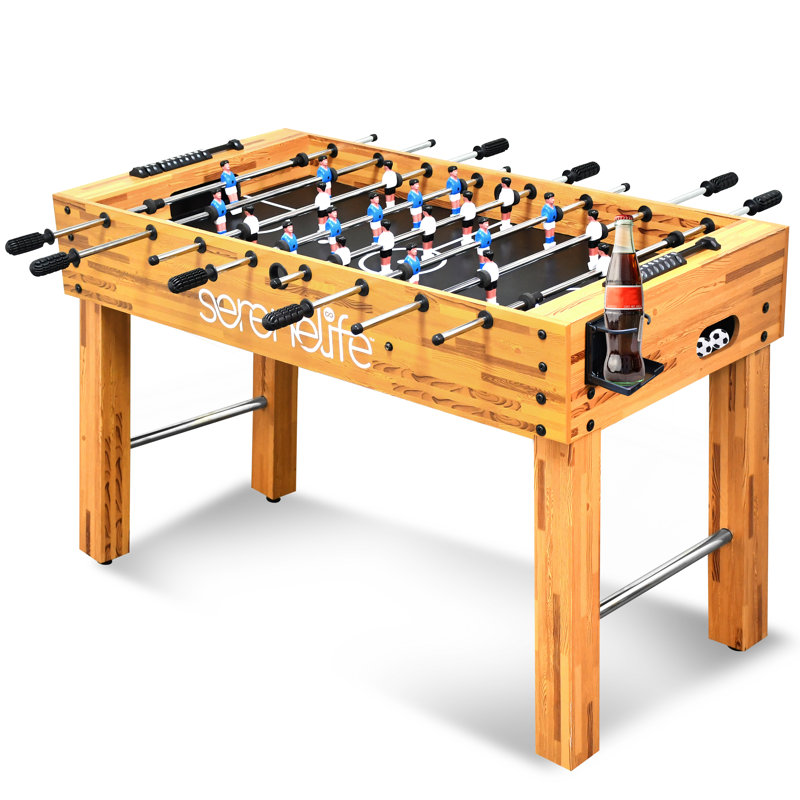 SereneLife 48'' L Solid Wood Foosball Table