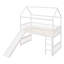 Lit mezzanine, lit maison avec glissade-1259545832