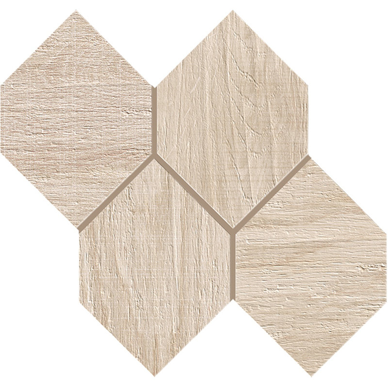Carreaux de porcelaine Hexagon, Brun