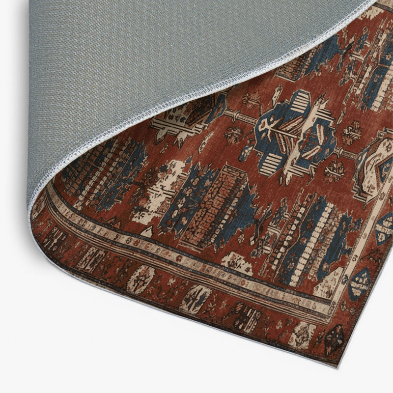 Tapis turc intérieur et extérieur noir, Rectangulaire 8 pi x 10 pi