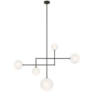 Linnea 5 - Light Metal LED Chandelier by AERIN
