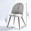 Chaise de bureau rembourrée avec dossier haut Timm Elegant-1295263457