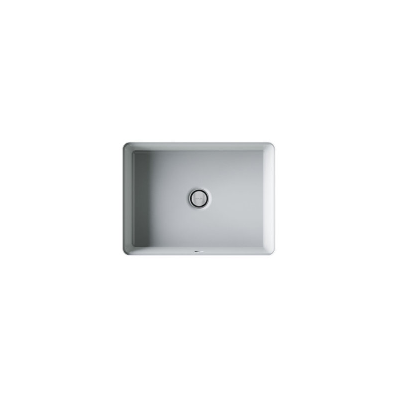 Under-Mount Bathroom Sink, Ice Gray
