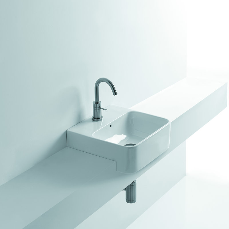 Normal 17.7'' L Bathroom Sink
