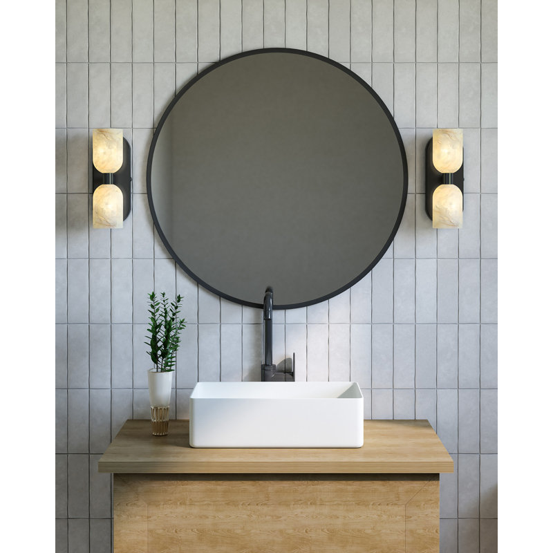 Lucian 2 - Light Bath Bar, Alabaster/Urban Bronzer
