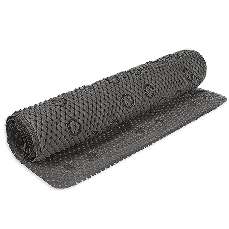Aalasia Foam Non-Slip Shower Mat, Dark Gray