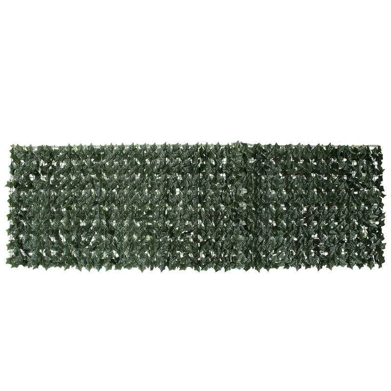 Artificial Sweet Potato Leaf Privacy Fence Panel