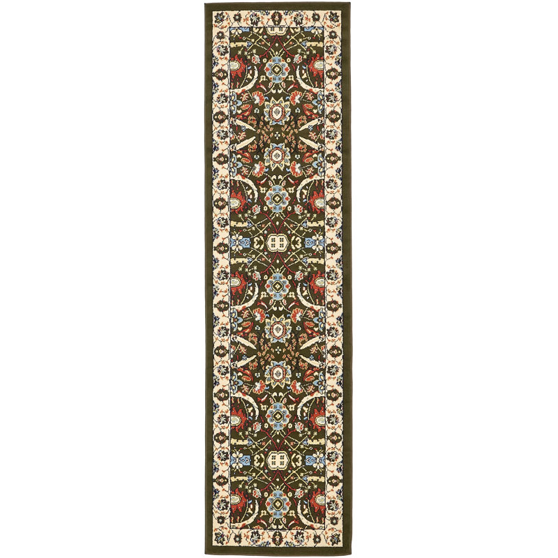 Britannia Floral Indoor Rug, Runner 2'2" x 8'2"