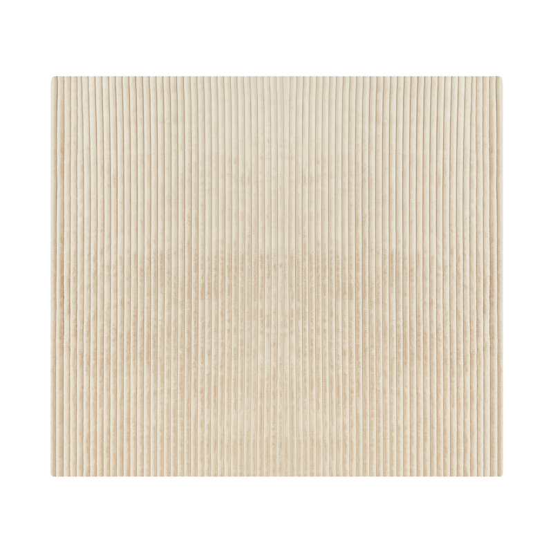 RAKYA Polyester Striped Bedspread, Beige