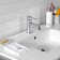 Quadras Ceramic Rectangular Console Bathroom Sink with Overflow