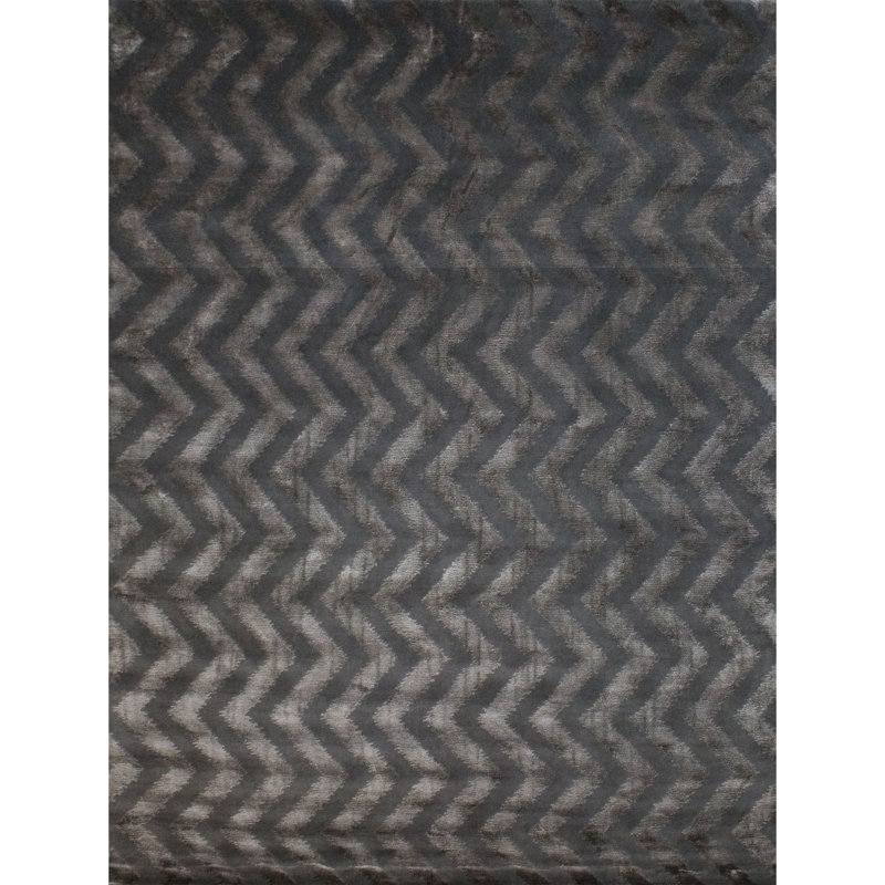Hand Knotted Area Rug in Soho, Rectangle 6' x 9'