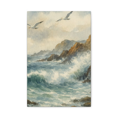Aaroon Single Picture Frame Print on Canvas