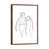 Classic Brown Wood Framed