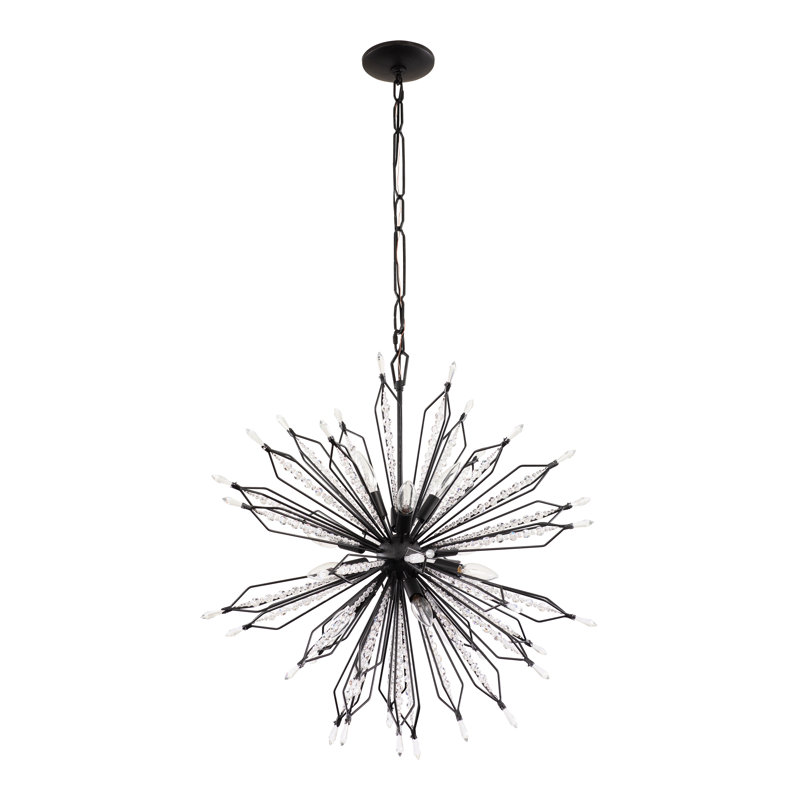 Lustre sphérique Spoutnik Orbital, H 29 po x l 28 po x P 28 po