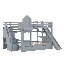 Lit superposé de style château-508657660-508657649