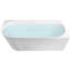 Mahone 1700mm x 790mm Corner Soaking Bathtub