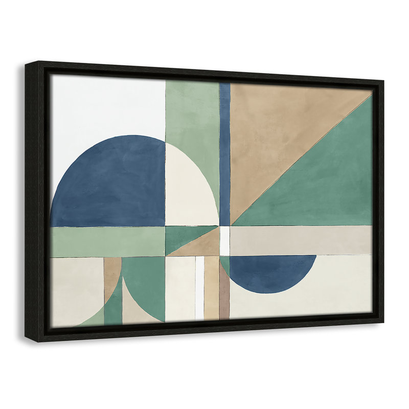 Floater Frame Canvas, 13.5" H x 19.5" W x 2" D, Espresso Framed