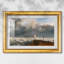 Port Ruysdael, 1827 - J.M.W. Turner - Estampe encadrée sur mesure-139298954-139298955-139299065