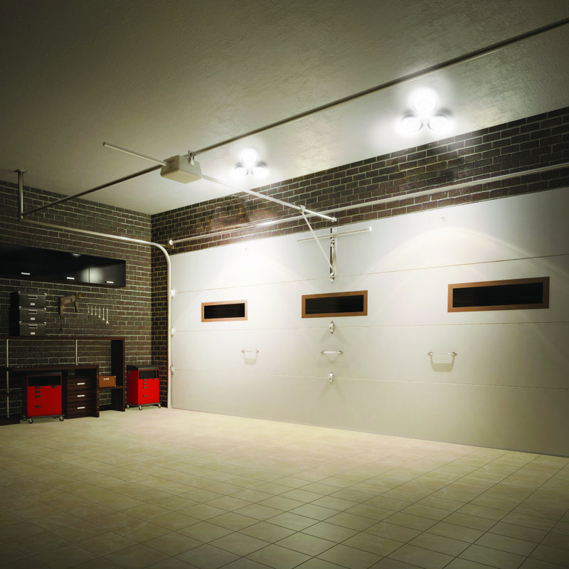 8000 Lumen 3-panel Led Garage Bulb